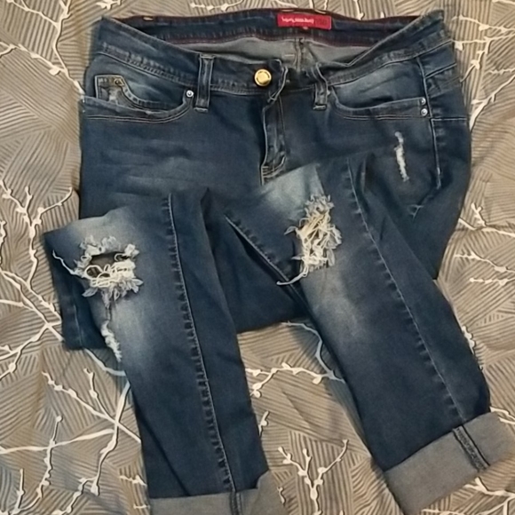 Distressed Skinny Jean's - Picture 2 of 2